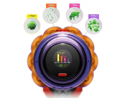 Вертикальный пылесос Dyson V12 Detect Slim Total Clean Extra (SV20), yellow/nickel
