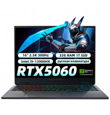 Игровой ноутбук Thunderobot RS16, Core i9-13900HX, RTX 5060, 32ГБ/1ТБ, 16" 2.5K IPS 300Hz, Windows 11, RU клавиатура