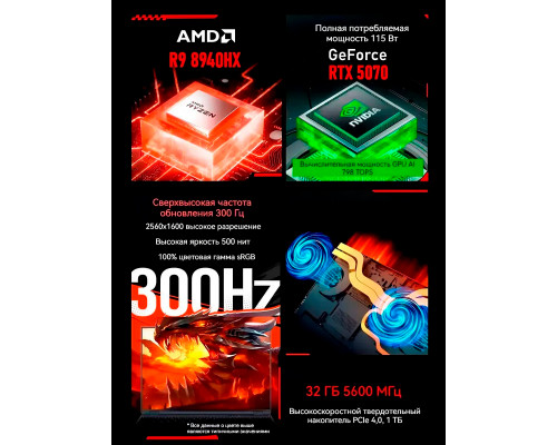 Игровой ноутбук MECHREVO  16 Pro с RTX 5070