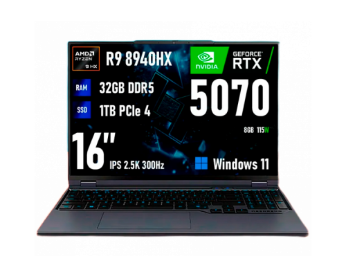 Игровой ноутбук MECHREVO  16 Pro с RTX 5070